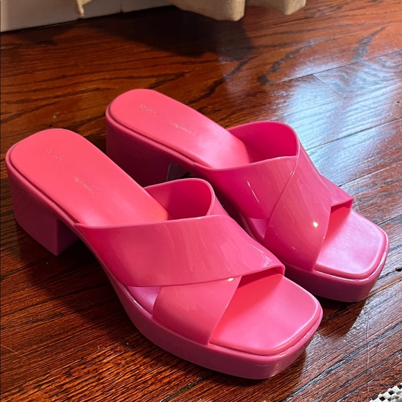 Jeffrey Campbell Shoes - Jeffrey Campbell Hot Pink Mules